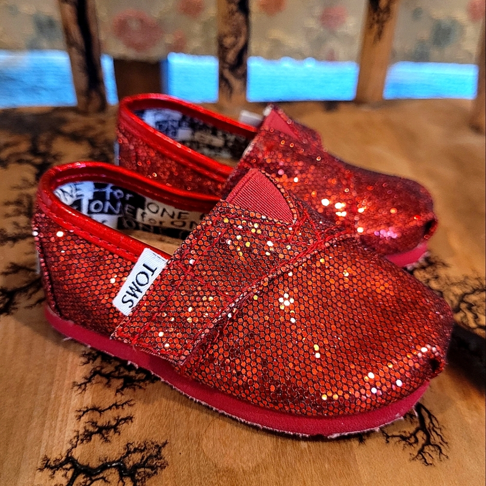 Baby Red Tom's Sparkle Dorothy Ruby's Red Slipper Shoes